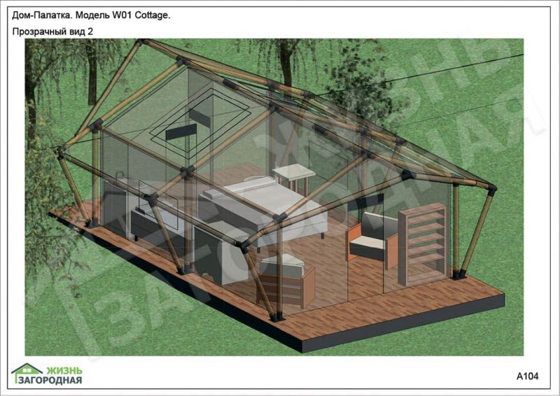 Модель W01 Cottage. Фото 9